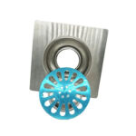 Xunjia/xinzhijia – 2毫米厚 15*15cm 浴室方形不鏽鋼地漏