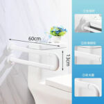 KJ-5060 Padrão Único U – o corrimão de banheiro versátil em aço inoxidável e ABS