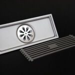 XUNJIA/XINZHIJIA Hochwertiges Hotel-Küchen-Anti-Geruch-Flieseneinsatz-Rost-Sumpf-Linear-Bodenablaufsieb für Badezimmer-Duschraum