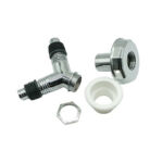 Xunjia/xinzhijia – Electroplate ABS Plastic Washing Machine Basin Plumbing Dual Push in Drain Connector Compacts Set