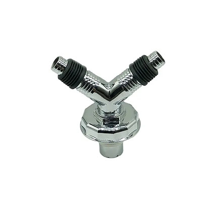 Xunjia/xinzhijia – Electroplate ABS Plastic Washing Machine Basin Plumbing Dual Push in Drain Connector Compacts Set