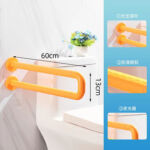 KJ-5060 Padrão Único U – o corrimão de banheiro versátil em aço inoxidável e ABS