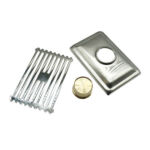 201 Stainless Steel Light Bamboo Pattern Mahitsizoro 10*15cm efitra fandroana varahina andriamby fofona porofo fototra gorodona tatatra