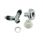 Xunjia/xinzhijia – Electroplate ABS Plastic Washing Machine Basin Plumbing Dual Push in Drain Connector Compacts Set