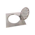 6/4 Inch 10*10/15*15 Cm Stainless Steel Garage Floor Drain Tap Cover