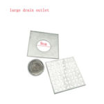 20*20 Santimetre 2 Mm Thickening 304 Stainless Steel Square Floor Drain with Common Odor Large Flow Core