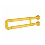 KJ-5090 تعزيز U واحد – درابزين الحمام متعدد الاستخدامات من الفولاذ المقاوم للصدأ بالإضافة إلى ABS