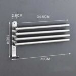 Xunjia/xinzhijia – Factory Direct Selling Hotel Rotary Bathroom Movable Towel Rack Bath Towel Rack