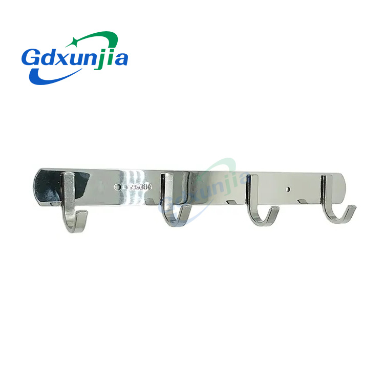 Xunjia/xinzhijia – Wall Mounted 304 不銹鋼 4 方形掛衣鉤