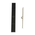 Striped Floor Drain for Efficient Bathroom Drainage