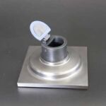 สุขภัณฑ์สแตนเลสคุณภาพสูง, ท่อระบายน้ำชั้นป้องกันส้นเท้าสแตนเลสขัดเงา — XINZHIJIA/XUNJIA