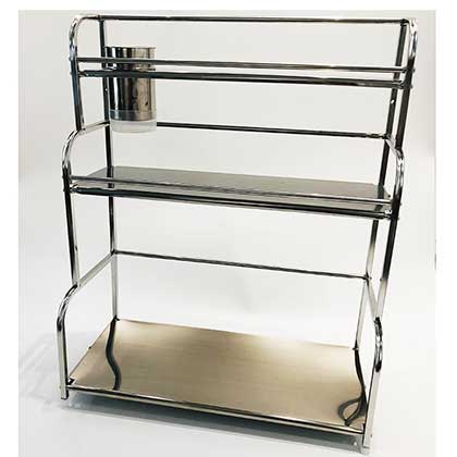 Xunjia/xinzhijia – တပ်ဆင်ရန်လွယ်ကူသည်။ 3 အလွှာ 30 စင်တီမီတာ 201 သံမဏိမီးဖိုချောင် ဒေါင်လိုက် အမွှေးအကြိုင် မီးဖိုချောင် သိုလှောင်ခန်း