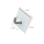 سنجیا/زنجیا – Home/Bathroom /Kitchen/Toilet Adhesive Self Stick Towel Robe Key Hooks Heavy Duty Coat Hooks Stainless Steel Sticky Wall Hook