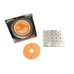 高品質 6mm 厚 201 餐廳用不銹鋼波紋廚房防臭防污地漏