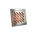 高品質 6mm 厚 201 餐廳用不銹鋼波紋廚房防臭防污地漏