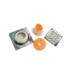 高品質 6mm 厚 201 餐廳用不銹鋼波紋廚房防臭防污地漏