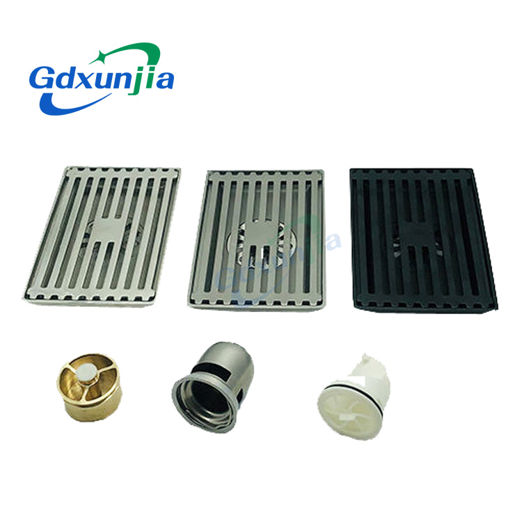 Patrón de bambú moderno de alta calidad de 10*15 cm y 3 mm de espesor 201 Drenajes de piso de acero inoxidable