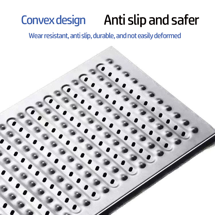 Tấn Gia/xinzhijia – Tùy chỉnh 1.5MM 304 Thép Không Gỉ Nhà Bếp Phòng Tắm Siêu Thị Nhà Để Xe Ngầm Rãnh Thoát Sàn Cống Nắp Tấm