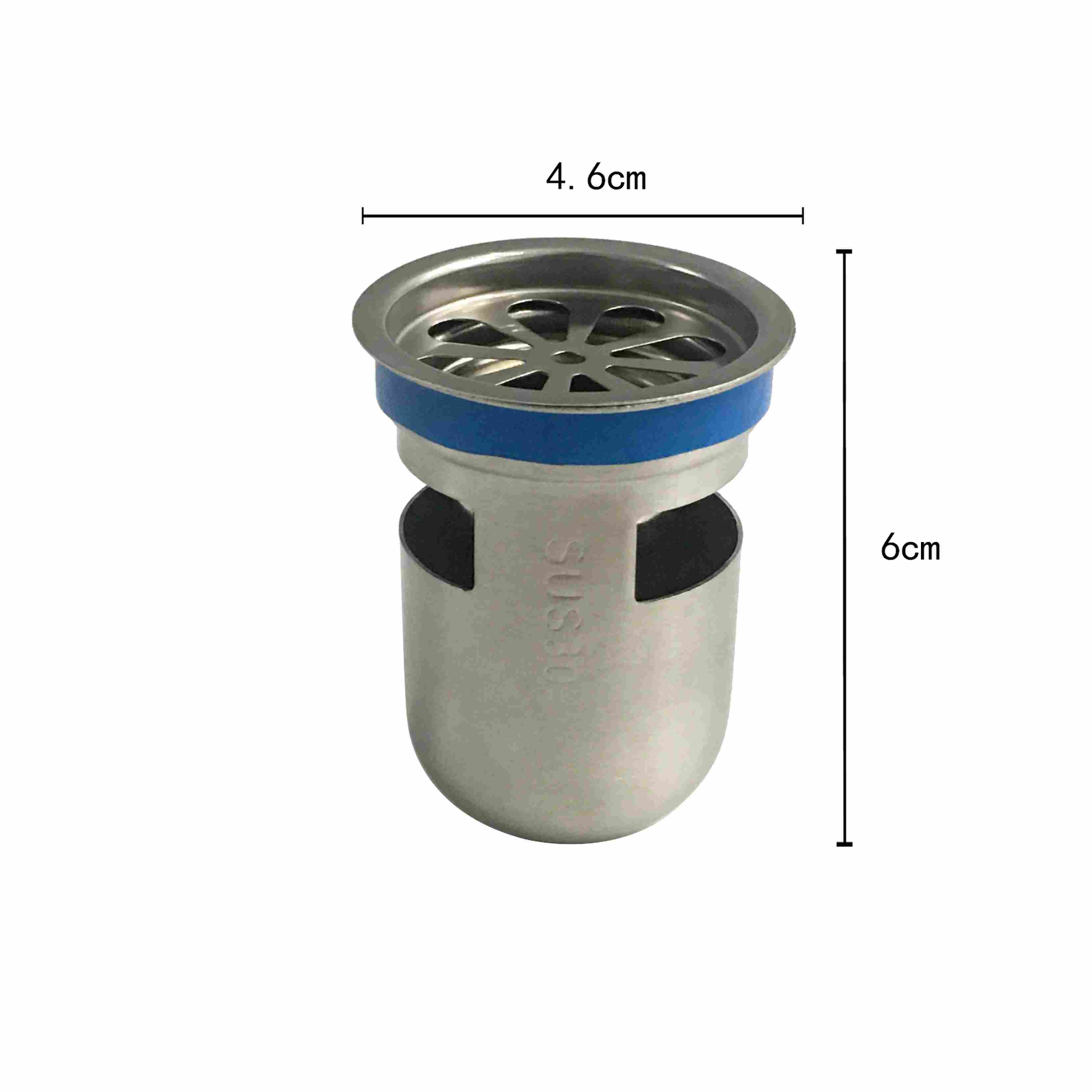 304 Stainless Steel Floor Drain Core – Blue | Anti-Odor