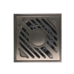 Thickened anti odor gun gray stainless steel floor drain