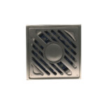 Gun gray thickened odorproof stainless steel floor drain