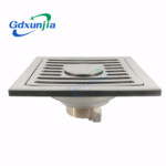 Stainless steel floor drain bathroom with multiple specifications of odor proof single and double floor drains.