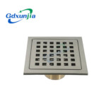 Grid stainless steel floor drain can be produced in different colors.