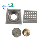 Grid stainless steel floor drain can be produced in different colors.