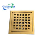 Grid stainless steel floor drain can be produced in different colors.