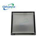 Hidden stainless steel floor drain, ceramic tile floor drain of different colors.