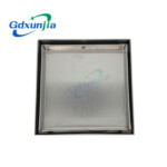 Hidden stainless steel floor drain, ceramic tile floor drain of different colors.
